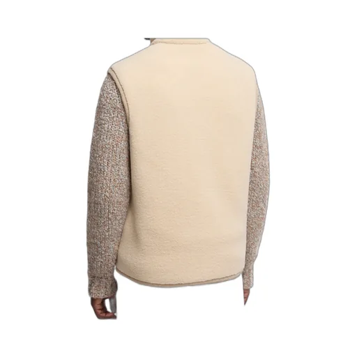 Logo Patch Zip-Up Teddy Gilet