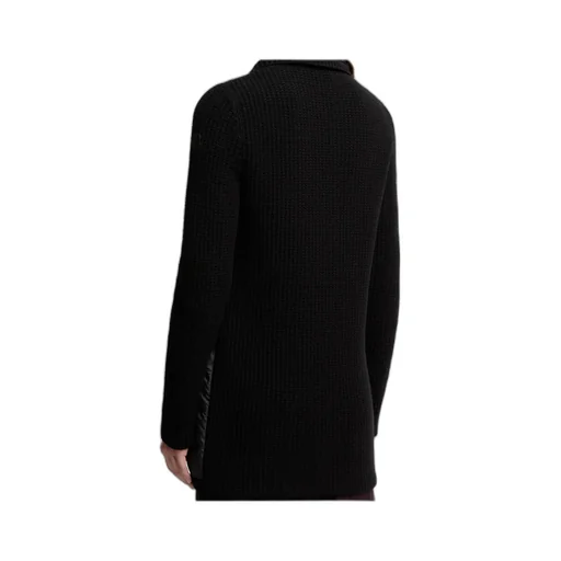 Double-Breasted Padded Cardigan