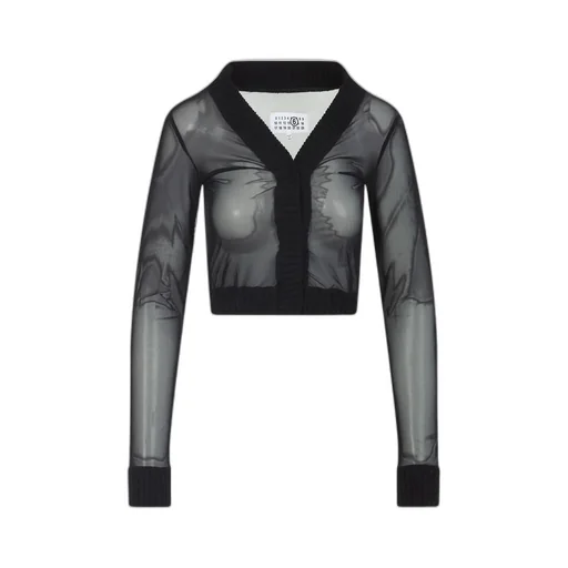 V-Neck Mesh Top