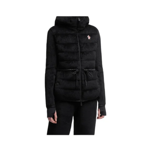 Logo Embroidered Zip-Up Jacket