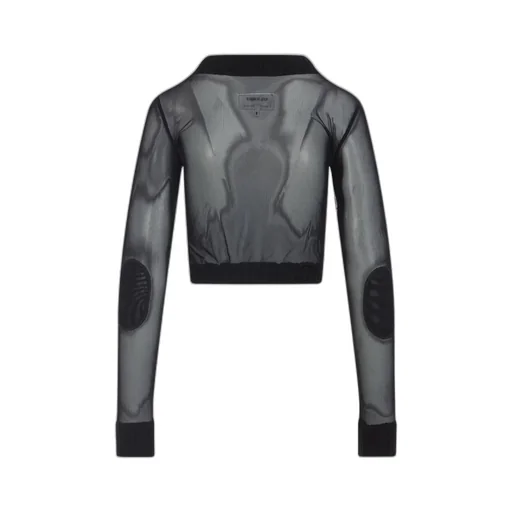 V-Neck Mesh Top