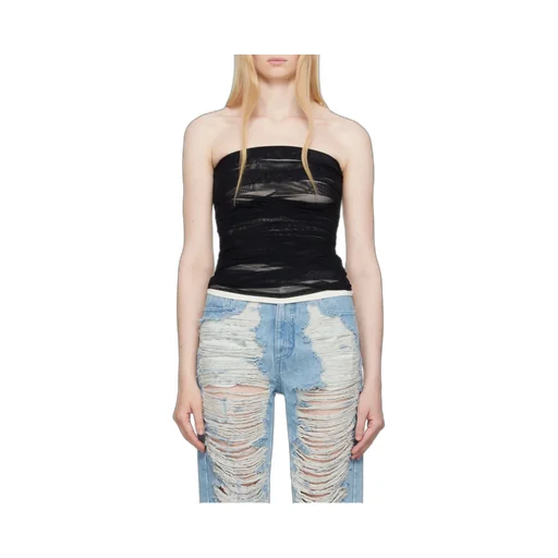 Layered Mesh Tube Top