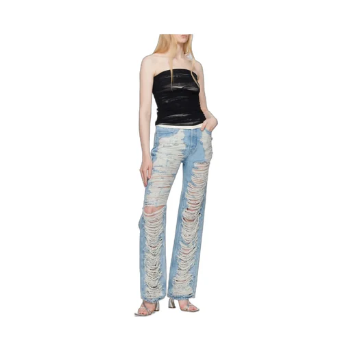 Layered Mesh Tube Top