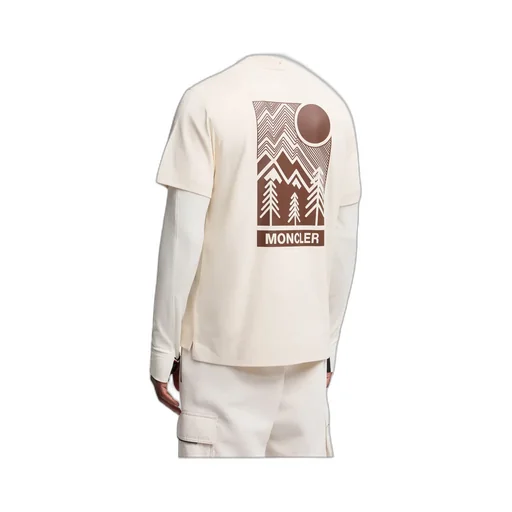 Pattern-Printed Crewneck T-Shirt