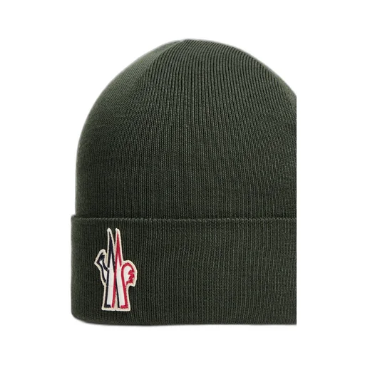 Grenoble Logo-Patch Knitted Beanie