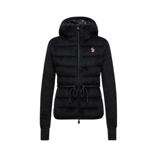 Logo Embroidered Zip-Up Jacket