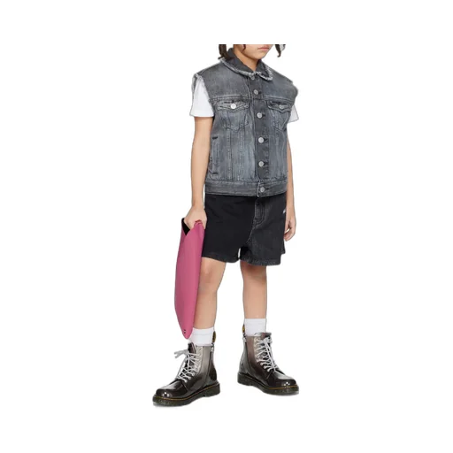 Frayed Denim Vest