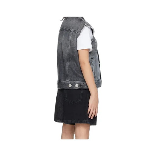 Frayed Denim Vest