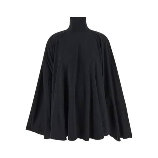 Long-Sleeved High Neck Mini Dress