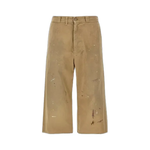 Used-Effect Bermuda Shorts