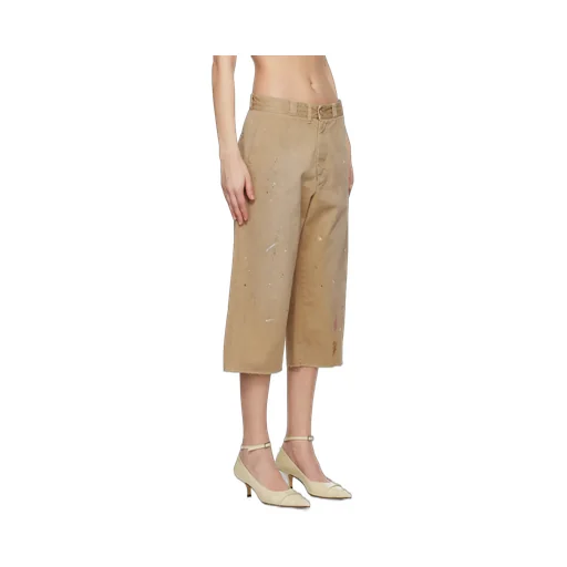 Used-Effect Bermuda Shorts
