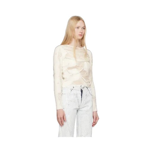 Distressed Blend Jumper
