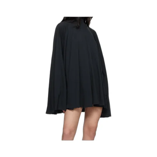 Long-Sleeved High Neck Mini Dress