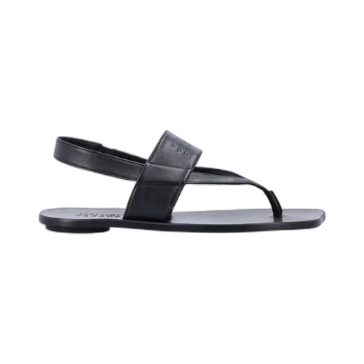 Logo-Embossed Thong Sandals