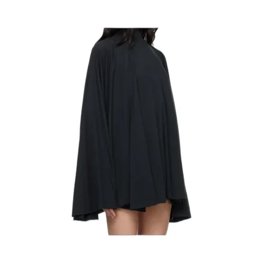 Long-Sleeved High Neck Mini Dress
