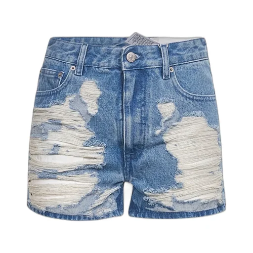 Denim Distressed Shorts