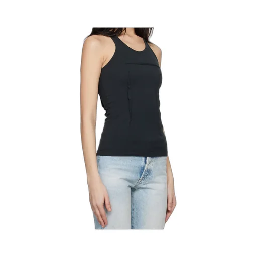 Asymmetrical-Panel Tank Top
