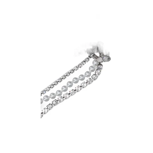 Logo Charm Embellished Necklace