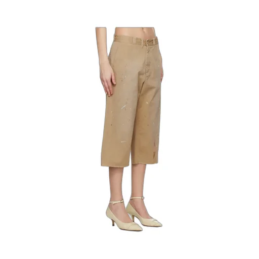 Used-Effect Bermuda Shorts