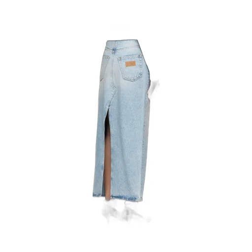 Long Denim Skirt