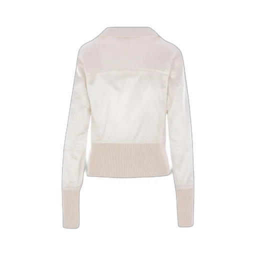 Satin-Finish Bomber Jacket