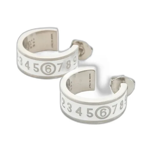 Enamel-Logo Earrings