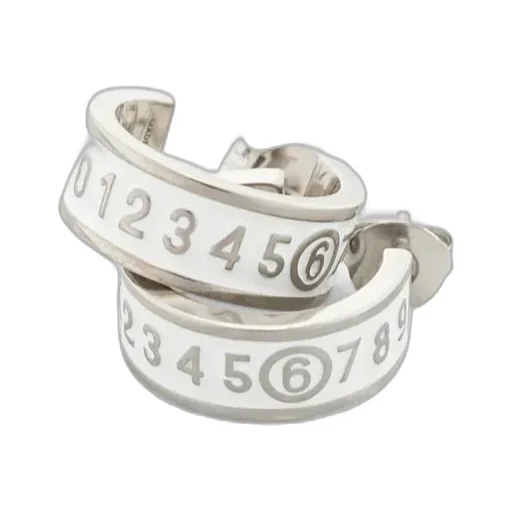 Enamel-Logo Earrings