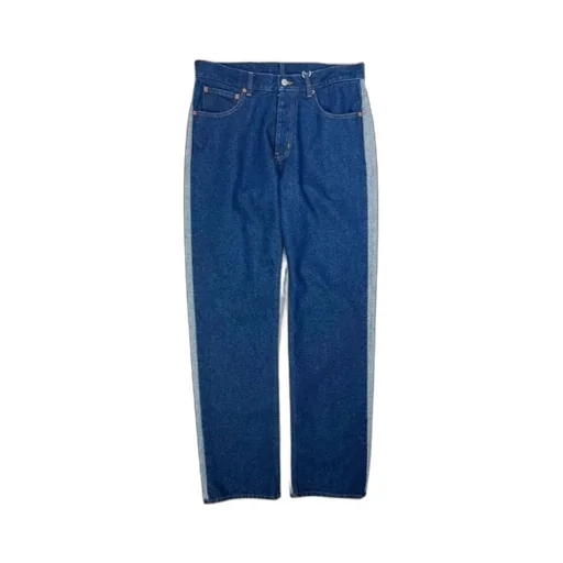 Straight Leg Panelled Jeans