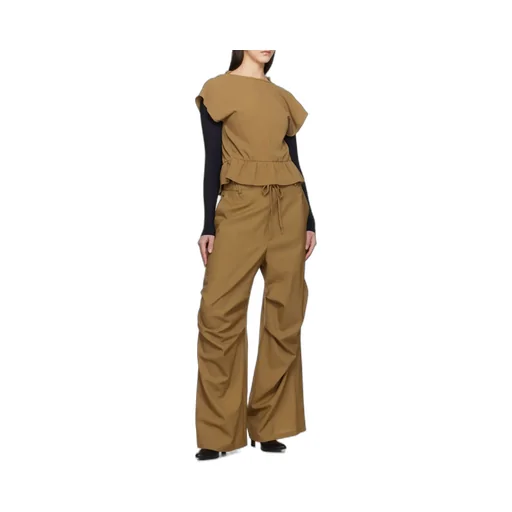 Tailoring Wool Canvas Trousers