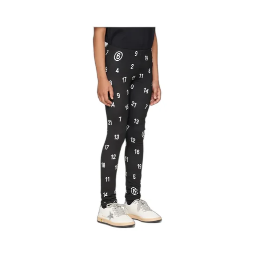 All Over Numeric Print Leggings