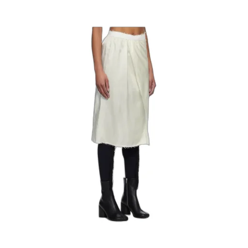 Frayed Edge Midi Skirt