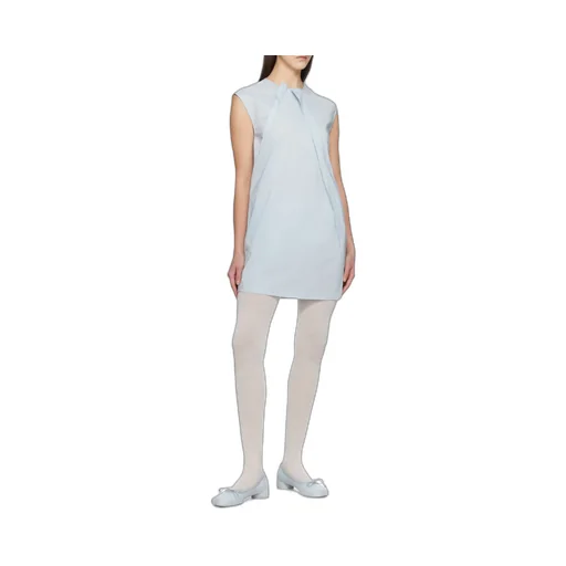 Cotton-Blend Poplin Minidress
