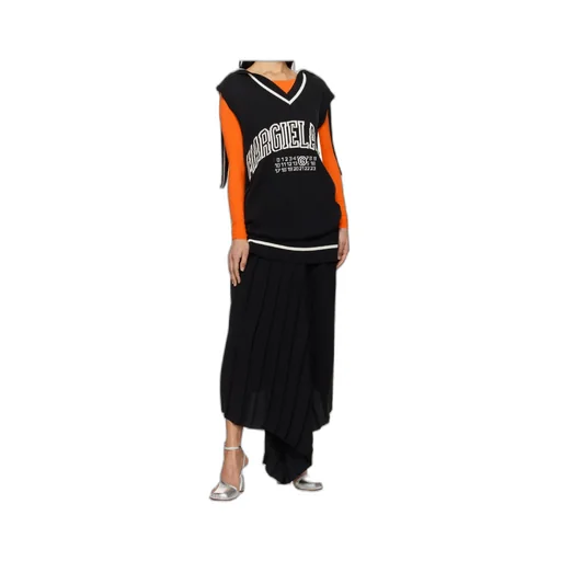 V-Neck Logo-Embroidered Vest