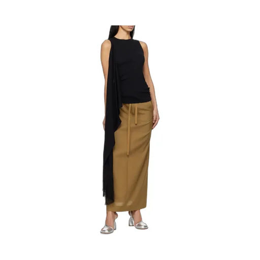 Tie Maxi Skirt