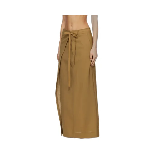 Tie Maxi Skirt