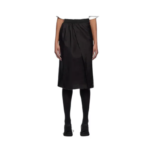 Frayed Edge Midi Skirt
