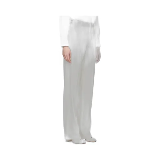 Straight-Leg Cut-Out Detailed Trousers
