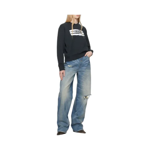 Graphic Printed Jersey Sweatshirt