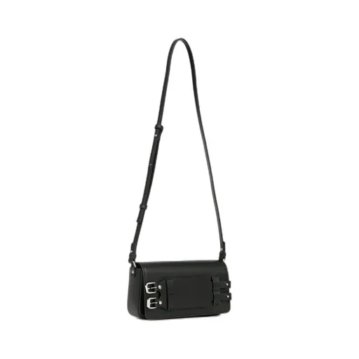 Buckle Detailed Small Shoulder Bag