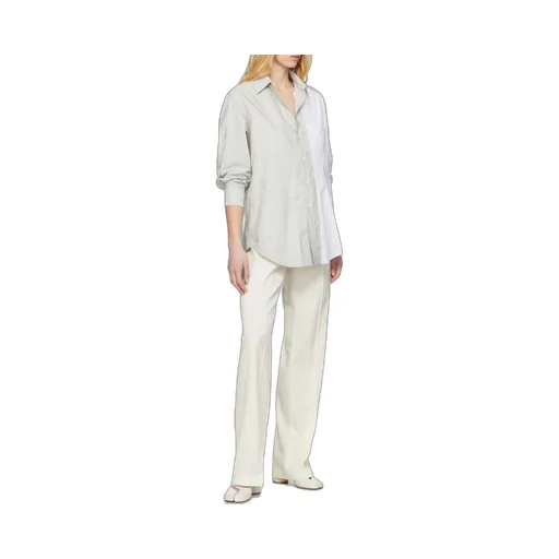 Straight-Leg Cut-Out Detailed Trousers