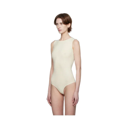 Stretch-Jersey Sleeveless Bodysuit