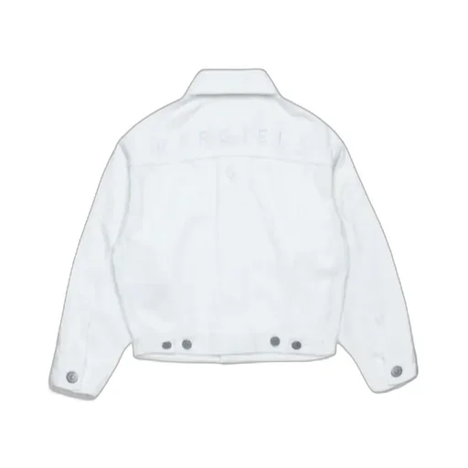 Kids Logo Embroidered Denim Jacket