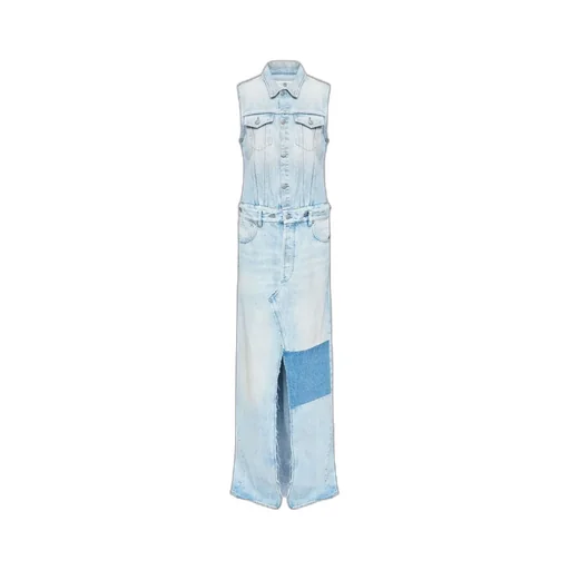Sleeveless Denim Maxi Dress