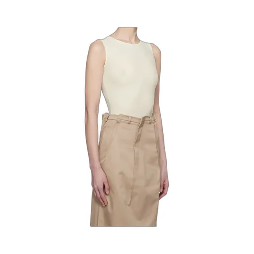 Stretch-Jersey Sleeveless Bodysuit
