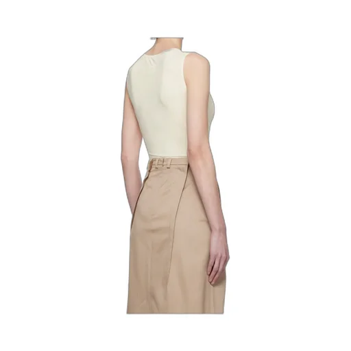 Stretch-Jersey Sleeveless Bodysuit