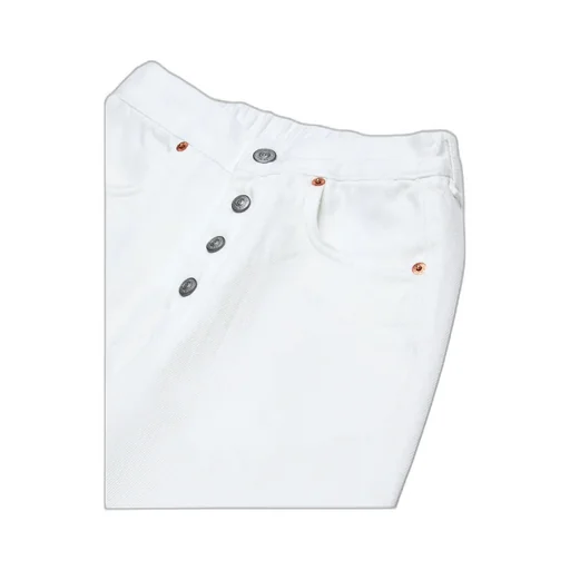 Logo Embroidered Elastic Waist Jeans