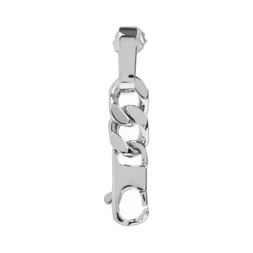 Numeric Engraved Asymmetric Earrings