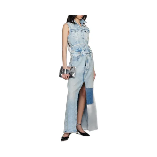 Sleeveless Denim Maxi Dress