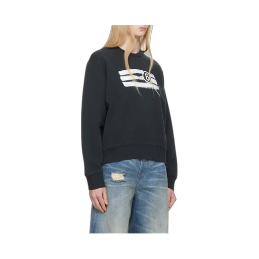 Graphic Printed Jersey Sweatshirt