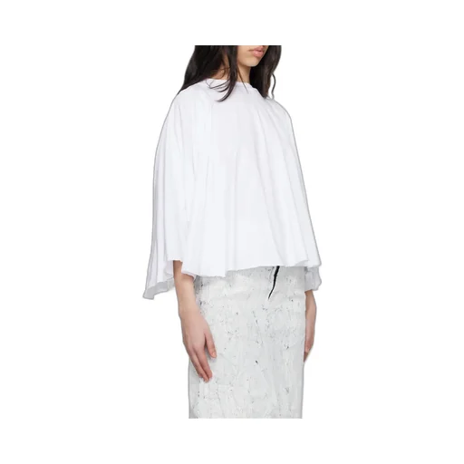 Long-Sleeved Pleated Top
